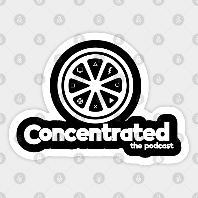 Concentrated Podcast Logo 3 Sticker by Concentrated